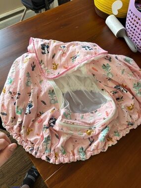 Pink Animal Print Car Seat Cover